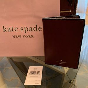 Kate Spade ♠️ NWT Imogene Deep Plum Passport